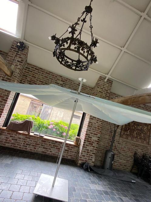 Designer stokparasol (Umbrosa), blauw - NIEUW, Tuin en Terras, Parasols, Nieuw, Overige typen, 2 tot 3 meter, Verstelbaar, Waterdicht