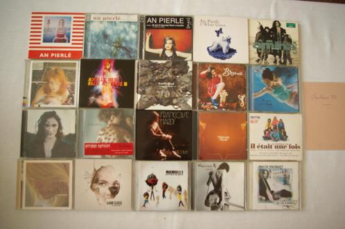 Beau lot de 39/43 CD originaux chanteuses FR ++, CD & DVD, CD | Francophone, Comme neuf, Enlèvement ou Envoi