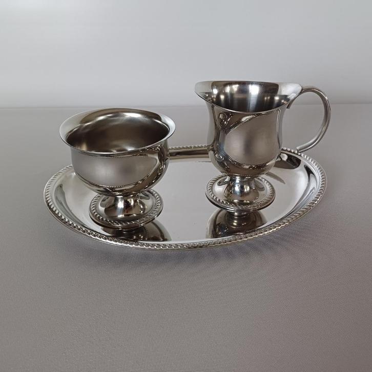 Alessi suiker en melksetje Italiaanse design, Huis en Inrichting, Keuken | Keukenbenodigdheden, Zo goed als nieuw, Ophalen of Verzenden