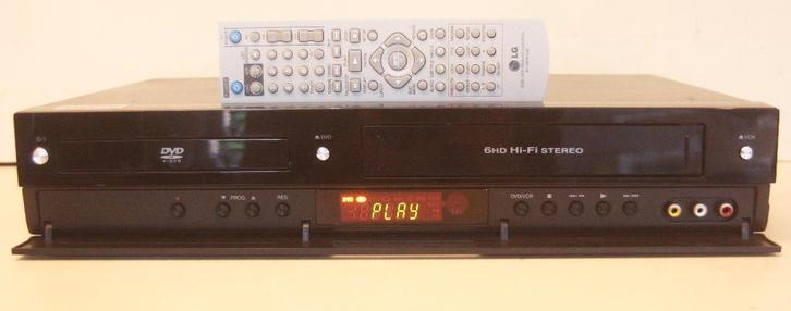 LG Videorecorder & DVD In Eén Toestel / 6 Head, TV, Hi-fi & Vidéo, Lecteurs vidéo, Comme neuf, Enlèvement ou Envoi