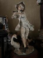 Porselein dwarsfluit spelertje te koop, Antiek en Kunst, Ophalen