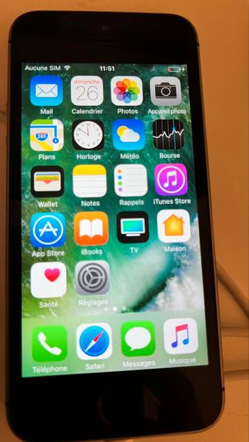iPhone 5s 16 GB, Gebruikt, 16 GB, Grijs, Zonder abonnement