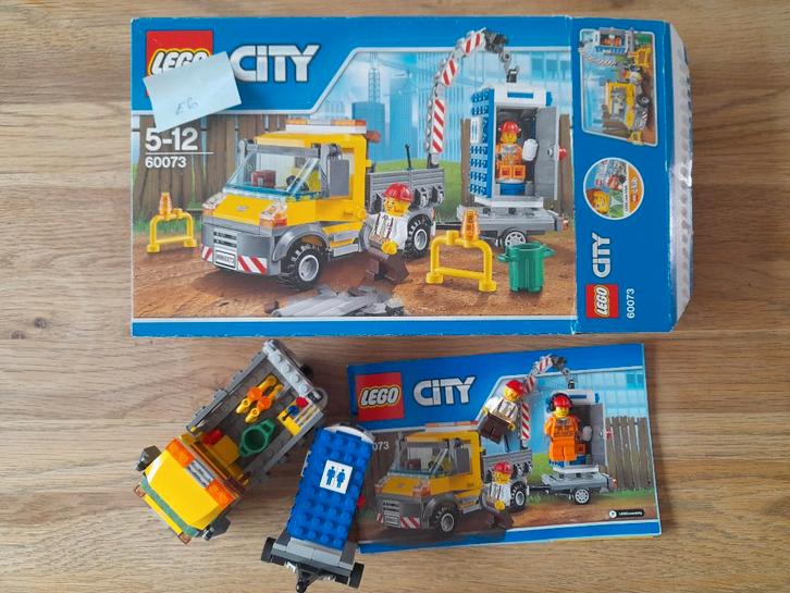 Lego 60073 Service Truck, Kinderen en Baby's, Speelgoed | Duplo en Lego, Zo goed als nieuw, Lego, Complete set, Ophalen of Verzenden