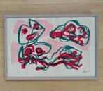 Karel Appel - Personnages - Zeldzame Litho - 1968, Ophalen of Verzenden