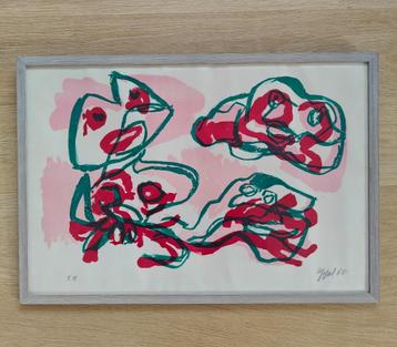 Karel Appel - Personnages - Zeldzame Litho - 1968 beschikbaar voor biedingen