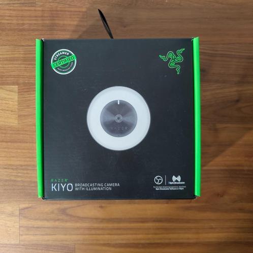 Webcam Streaming HD Razer Kiyo, Computers en Software, Webcams, Zo goed als nieuw, Bedraad, Windows, Fotofunctie, Zoomfunctie