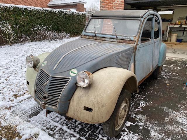 Citroen 2pk 1960 restauratieobject, Autos, Citroën, Particulier, 2CV, Essence, Hatchback, 4 portes, Boîte manuelle, Autres couleurs