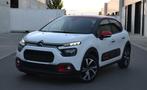 Citroen C3 1.2 Shine EAT6 Navi/Leder/Led/Keyless/... BTW, Auto's, Leder en Stof, Wit, Bedrijf, Dealer onderhouden