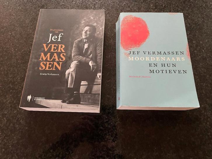Paquet de 2 livres Jef Vermassen, Livres, Biographies, Utilisé, Enlèvement ou Envoi