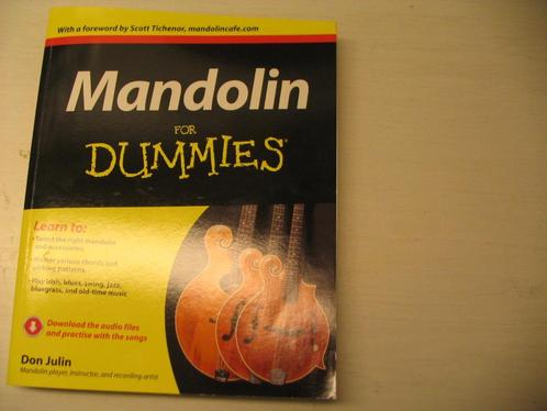 Mandolin for dummies, Boeken, Overige Boeken, Nieuw, Ophalen of Verzenden