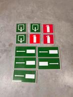 pictogrammen in aluminium, Ophalen, Zo goed als nieuw