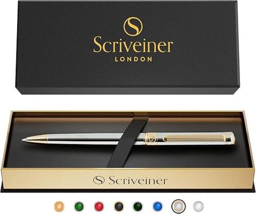 Luxe pen van Scriveiner SNELLE GRATIS LEVERING, Verzamelen, Pennenverzamelingen, Nieuw, Balpen, Overige merken, Met doosje, Verzenden