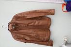 veste d'été en cuir en très bon état taille 56, Comme neuf, Brun, Enlèvement, Taille 56/58 (XL)