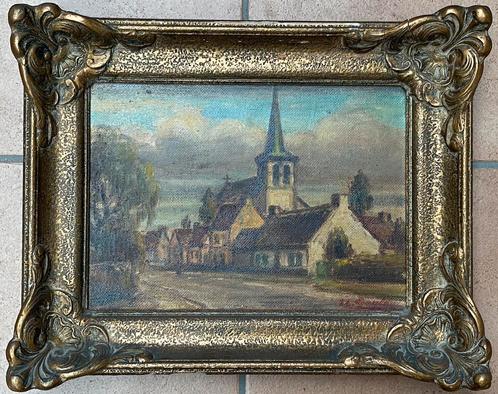 Schilderij Urbain Gerlo Hamme St-Anna, Antiek en Kunst, Kunst | Schilderijen | Klassiek, Ophalen