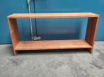 Teak console sidetable, Ophalen, Teakhout, Zo goed als nieuw, 150 tot 200 cm