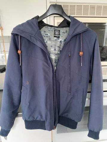 Blauwe jas met kap van Volcom, Enlèvement ou Envoi, Porté, Bleu, Volcom