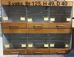 3 VAKS BROEDKOOI, Animaux & Accessoires, Oiseaux | Cages & Volières, Enlèvement, Utilisé, Bois, Cage d'élevage