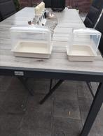 2 vogelbaden zie omschrijving, Animaux & Accessoires, Oiseaux | Accessoires, Enlèvement, Comme neuf, Manger et Boire