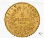 Napoléon III 5 francs 1854, Enlèvement, Or