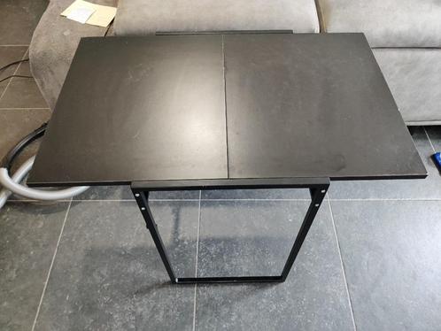 Ikea MUDDUS eettafel klaptafel zwart, Huis en Inrichting, Tafels | Eettafels, Gebruikt, tot twee personen, Rechthoekig, Ophalen