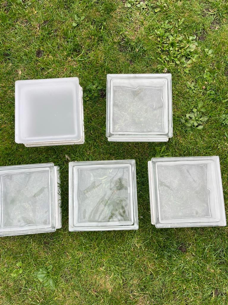 Glasdallen 5stuks (4 heldere 1 matte) Nieuw, Ophalen, Nieuw