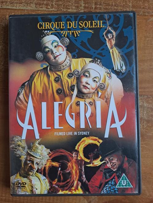 Cirque Du Soleil - Alegria, CD & DVD, DVD | Cabaret & Sketchs, Utilisé, Stand-up ou Spectacle de théâtre, Enlèvement ou Envoi