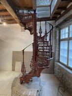 metalen draaitrap, Doe-het-zelf en Bouw, Ladders en Trappen, Ophalen, Gebruikt