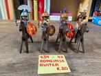 PLAYMOBIL V24: LOT 4 ROMEINSE RUITERS, Ophalen of Verzenden, Zo goed als nieuw, Los Playmobil
