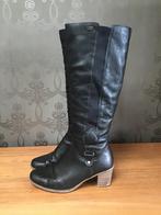 Bottes Rieker 37 & 38 noires, Enlèvement ou Envoi, Comme neuf, Bottes hautes, Noir