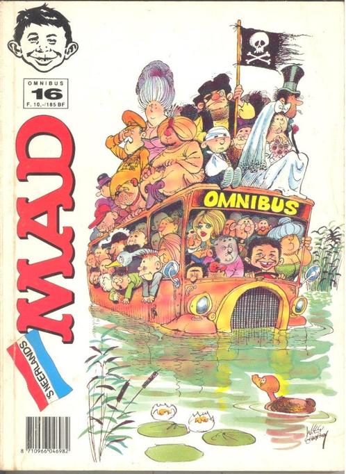 Mad omnibus bundelingen., Boeken, Stripverhalen, Gelezen, Meerdere stripboeken, Ophalen of Verzenden