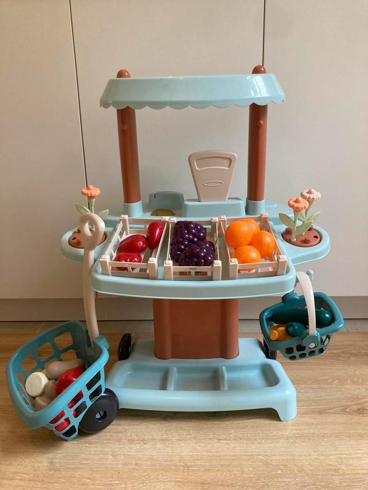 ECOIFFIER marktkraam - meerkleurig, Kinderen en Baby's, Speelgoed | Overig, Zo goed als nieuw, Ophalen