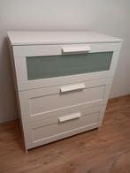 Brimnes ladenkast wit 95x78x44 cm, Ophalen, Gebruikt, Glas, 50 tot 100 cm