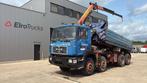MAN 35.362 (6 CYLINDER / MANUAL PUMP / 8X4 / FALFINGER CRANE, Auto's, Vrachtwagens, Euro 2, Achterwielaandrijving, 360 pk, Overige kleuren