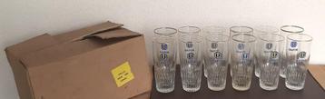 safir glazen - gouden rand - originele doos - 12st beschikbaar voor biedingen