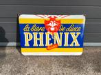 Phenix bier emaille reclamebord, Verzamelen, Reclamebord, Ophalen of Verzenden
