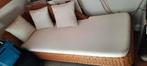 Rotan chaise longeu met zachte kussens, Huis en Inrichting, Ophalen, Eenpersoons, Minder dan 75 cm, 150 tot 200 cm