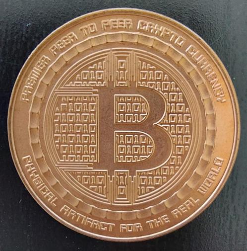 USA 2021 - .999 Fine Copper Token ‘Bitcoin - The Guardian’, Timbres & Monnaies, Métaux nobles & Lingots, Cuivre, Envoi