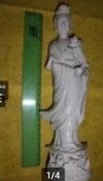kwan yin beeld wit kuan yin  (met stempel), Ophalen of Verzenden