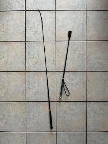 Rijzweep 66 cm en dressuurzweep 118 cm beschikbaar voor biedingen