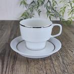 Rosenthal Modulation Platinband Koffiekop met Schotel, Ophalen of Verzenden