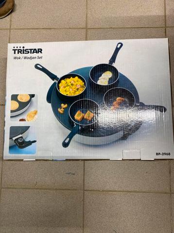 Tristar BP-2968 Wok/Wadjan Set Nieuw in verpakking beschikbaar voor biedingen