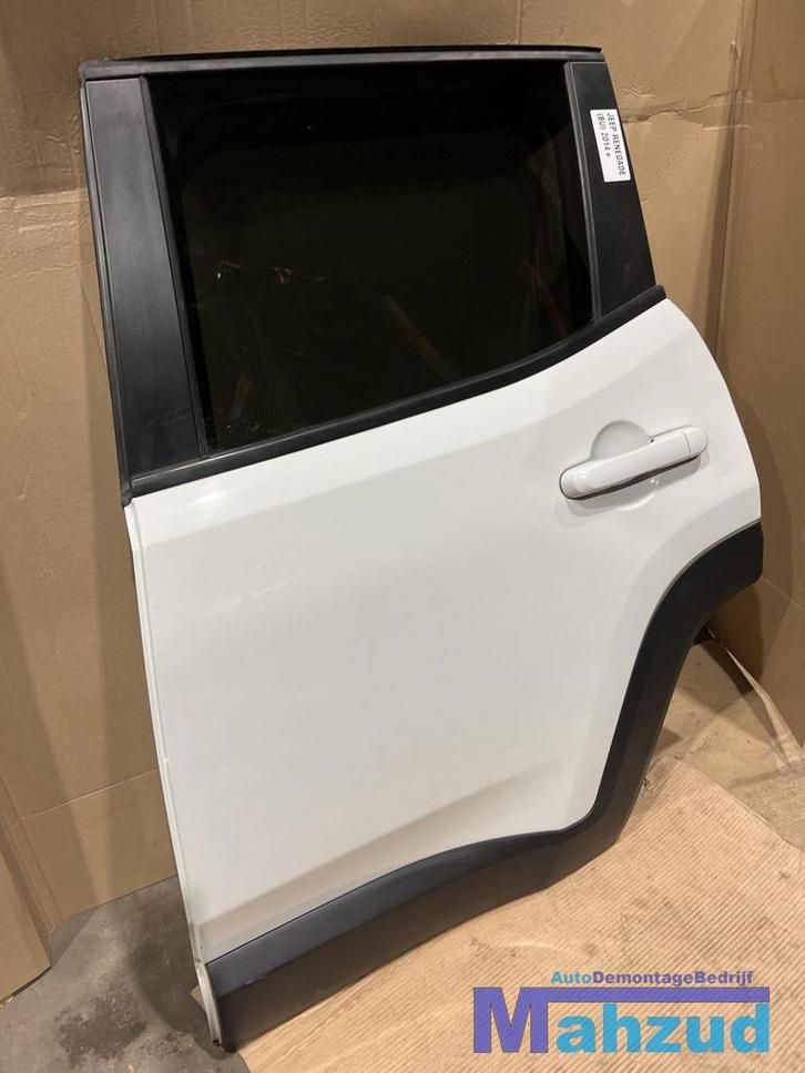 JEEP RENEGADE (BU) WIT Links achter deur portier 2014+, Auto-onderdelen, Carrosserie, Deur, Jeep, Gebruikt, Ophalen of Verzenden