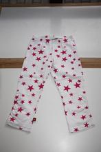 Molo witte legging met roze sterren 9-10 jaar, Kinderen en Baby's, Broek, Ophalen of Verzenden, Zo goed als nieuw, Molo