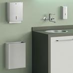 2sets Delabie Style papieren handdoek + zeep dispenser muur, Ophalen, Nieuw, Inox, Overige typen