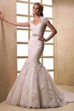 Zeemeermin trouwjurk maat 34, 36, 38, Kleding | Dames, Ophalen of Verzenden, Nieuw, Overige kleuren, Trouwjurk