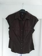 Chemise marron taille 36, Comme neuf, Taille 36 (S), Brun, H & M