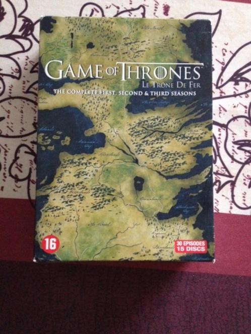 coffret DVD game of thrones saisons 1/2/3, CD & DVD, DVD | TV & Séries télévisées, Neuf, dans son emballage, Action et Aventure