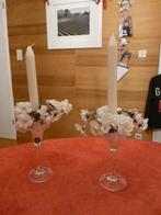 Bougoirs en  cristallin     Amberg Allemagne, Enlèvement ou Envoi, Comme neuf