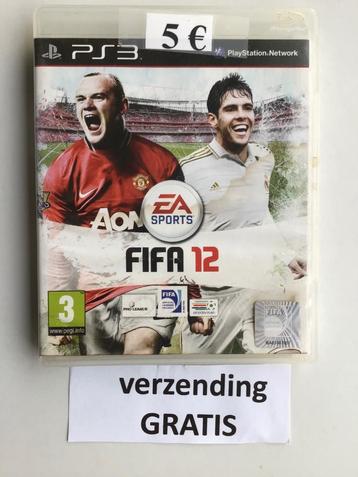 PlayStation 3 : Fifa 12 voor 5 euro maar GRATIS VERZENDING beschikbaar voor biedingen