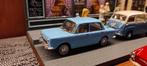 Simca 1000 bleue 1:43 avec 2 figurines., Comme neuf, Enlèvement ou Envoi